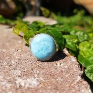 Larimar Adjustable Ring